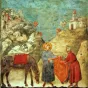 François donne sa tunique à un mendiant, fresque de Giotto, basilique Saint-François d’Assise en Ombrie (Italie) ©Wikimédia commons
