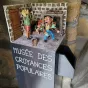 Figurines à l'entrée du Musée des croyances populaires du Monastier sur Gazeille en Haute-Loire. Figurines réalisées par Patrice Rey