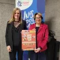 Lucy Kendrick, directrice, et Marie-Andrée Blanc, présidente de l'Udaf de Haute-Loire