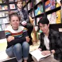 Gabriel Leroy, au c., Nadège Lucas, à g; et Flor, en apprentissage