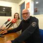 Sallah Laddi et Céline Clémentel, coordinatrice de l'association