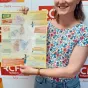 Claire-Marie Bonnet présente le programme de la 3ème édition de l'opération "Le Jura de ferme en ferme" ©RCF Jura - Avril 2022