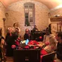 Studio RCF au monastère des clarisses de Poligny à la sortie de la Vigile pascale / Amélie Gazeau /RCF