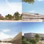 Visuel du futur collège de Lançon-Provence, situé au nord de la ville sur la route de Pelissanne @ Rudy Ricciotti & UNIC Architecture