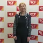 Isabelle d'Hérouville en studio ©RCF Sud Bretagne