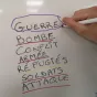 Tableau champ lexical de la guerre ©2022 RCF Haute-Savoie