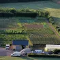 Vue aérienne du Jardin de l'Espoir du collectif d'Urgence d'Alençon