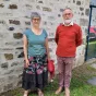 Anne Fauquignon, référente diocésaine de la démarche synodale et Marc Van Audenhage, participant à la démarche