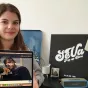 la quimpéroise Seva Houez présente le site de marketplace de mode éthique Seva @ Christophe Pluchon, RCF 2022