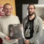 Florian Claude, dans les studios de RCF à Metz