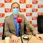 Frédéric Micheau au micro de la Matinale RCF