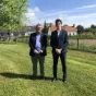 Pierre de Nicolay candidat Reconquête à Moulins (à droite) et Jean-Antoine Rosati. 