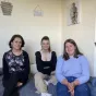 Amandine Zidane, aux côtés d'Emma et Pauline, internes au lycée La Touche. © RCF Sud Bretagne