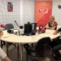 Catherine Fabre, Nicolas Thierry et Edwige Diaz sont candidat(e)s aux élections législatives de juin 2022 et réunis pour le premier débat RCF Bordeaux avant les élections, photo C.G.