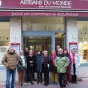 Des membres du CA 2021 devant la boutique Artisans du monde Bourg-en-Bresse
