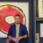 Le graveur Thomas Godin dans son atelier à Landerneau @ Christophe Pluchon, RCF 2022