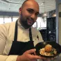 Alexandre Monce nous présente son "Oeuf pané au panko, lard et morilles, émulsion au lard fumé"