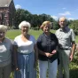 Isabelle Tiberghien, Catherine Duprez, Marthe Malard et Vianney Dutriau   © RCF Hauts de France Anne Henry 