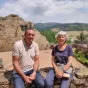 Bruno Dumas et Claudette Dénéanne sont fiers du label "petite cité de caractère" décerné à leur village © 2022 RCF Lyon (Didier Rodriguez)