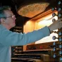 Hans-Georg Reinertz à l'orgue du couvent de Hirzenhain