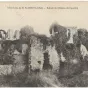 Carte postale des ruines du château de Coudray. © Creative commons.