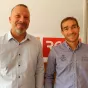 Christophe Guguen (à gauche), Laurent Ducourtioux - © RCF Pays de l'Ain