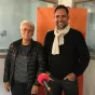 Françoise Schwartz, Emmanuel et Philippe Vachette par téléphone