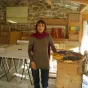 loli Encognere dans son atelier