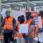 Manifestation des livreurs à domicile à Angers - © CFDT de Maine-et-Loire