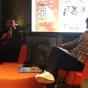 Joann Sfar au musée de la BD.
