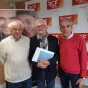 Le père Blot, Bernard Clermont et Eric Lerebours