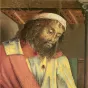 Portrait d'Euclide par Juste de Gand peint vers 1474. © Wikipedia.