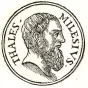 Portrait imaginaire de Thalès de Milet (1553). © Wikipedia.