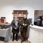 Isabelle Cervot , David Brodach et une élève DR RCF