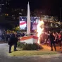 La Sainte Dévote - Embrasement de la barque la veille au soir - Photo RCF