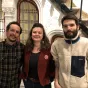 Sara Clairet directrice du studio Bobbypills d'Angoulême entouré de David Alric directeur général et Nicolas Athané réalisateur auteur