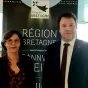 (de gauche à droite) Laurence Fortin et Loig Chesnais-Girard, vice-présidente et président du Conseil régional de Bretagne. (c) RCF