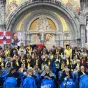 Groupe de prêtres, diacres et laïcs de Haute-Savoie, en pèlerinage à Lourdes ©2022 SEDICOM 