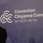 Lancement de la convention citoyenne sur la fin de vie au CESE, en présence d'Elisabeth Borne © Maxime Gruss / Hans Lucas.