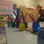 Les visites sont suivies d'un atelier peinture pour les enfants. ©LR