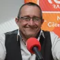 Franck Viano dans le studio de RCF Nice Côte d'Azur 