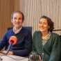 Gaspard Lathoud (à gauche), Anne Coste - © RCF Lyon