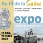 affiche exposition au fil de la Saône