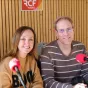 Carole Coupillaud (à gauche), Thierry Gros - © RCF Lyon