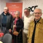 (de g. à dr.) Emmerick Monod, Marie-Sophie Lardeau, Patrick Carlot, Père Robert Witwicki