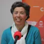Hélène Constanty dans le studio de RCF à Nice - Photo SCG pour RCF
