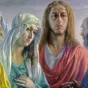 Tita Gori, Jésus-Christ entouré de disciples et d'une sainte femme ©Wikimédia commons