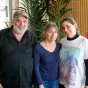de gauche à droite : Thierry, Fosca et leur fille Fiona - © RCF Lyon