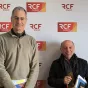 Bernard Fesquet, président du Secours Catholique dans le Cantal et le Puy-de-Dôme (à gauche), et Guy Xicluna trésorier de solidarauto (à droite)