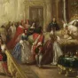 Thomas Jones Barker, La mort de Louis XIV, vers 1835-1840 ©Wikimédia commons